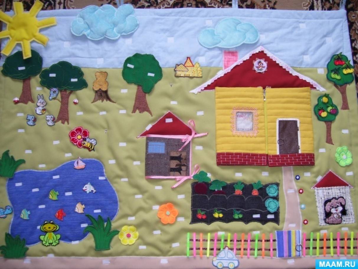 Развивающий коврик для младших дошкольников «Ферма»