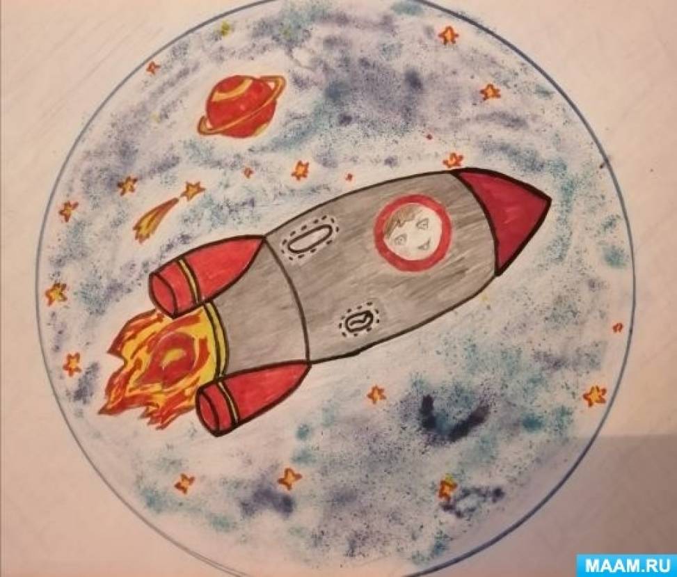 Флешмоб на день космонавтики для детей. День космонавтики рисунки в школу. Рисование ракета старшая группа. Рисунки на день космонавтики белка и ст. Рисунок ко Дню космонавтики рисование по сырому и солью.