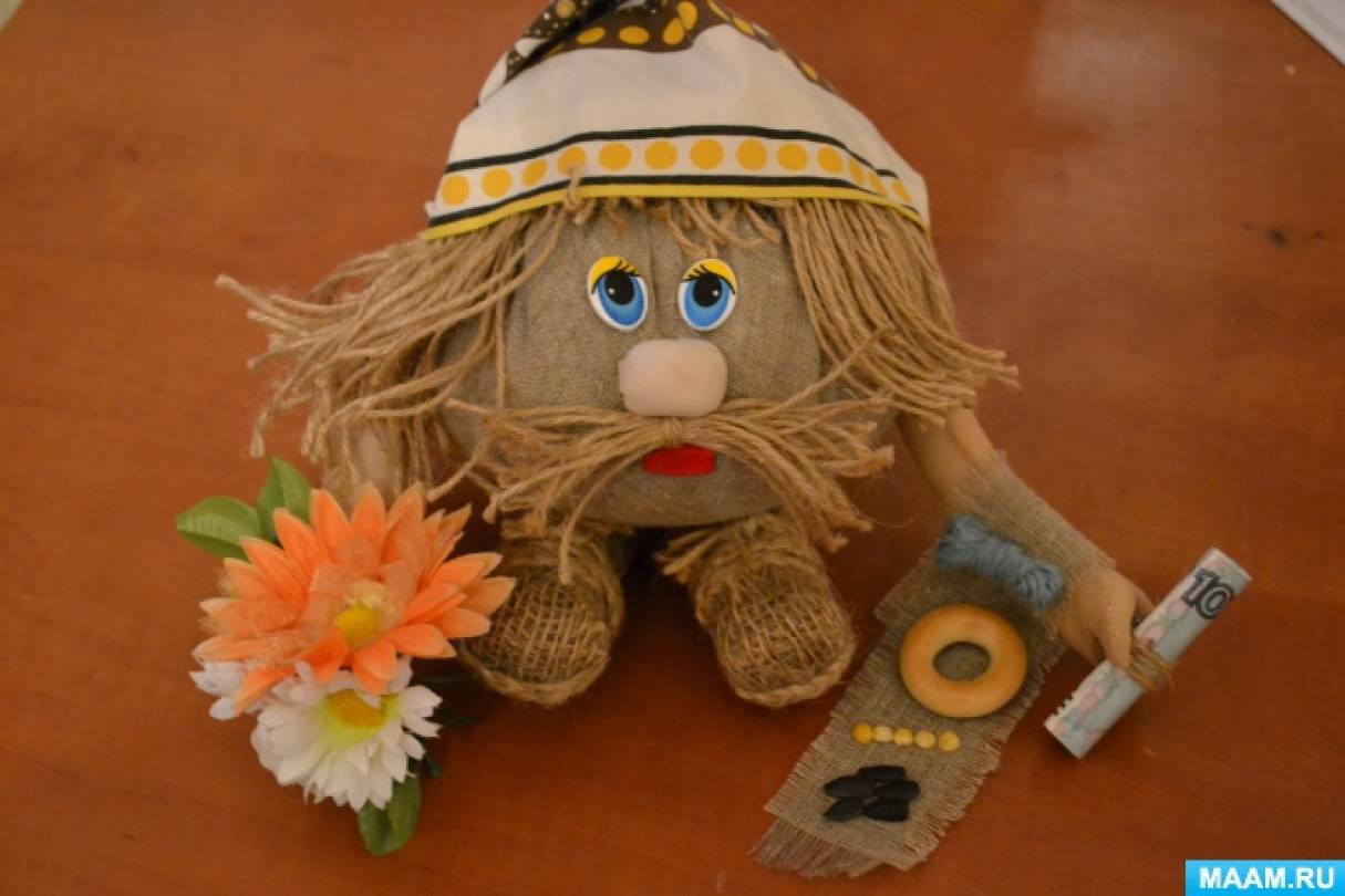 Мастер-класс для родителей с детьми по созданию куклы «Домовой» в рамках проекта «Русские народные традиции. Обереги». Воспитателям детских садов, школьным учителям и педагогам - Маам.ру