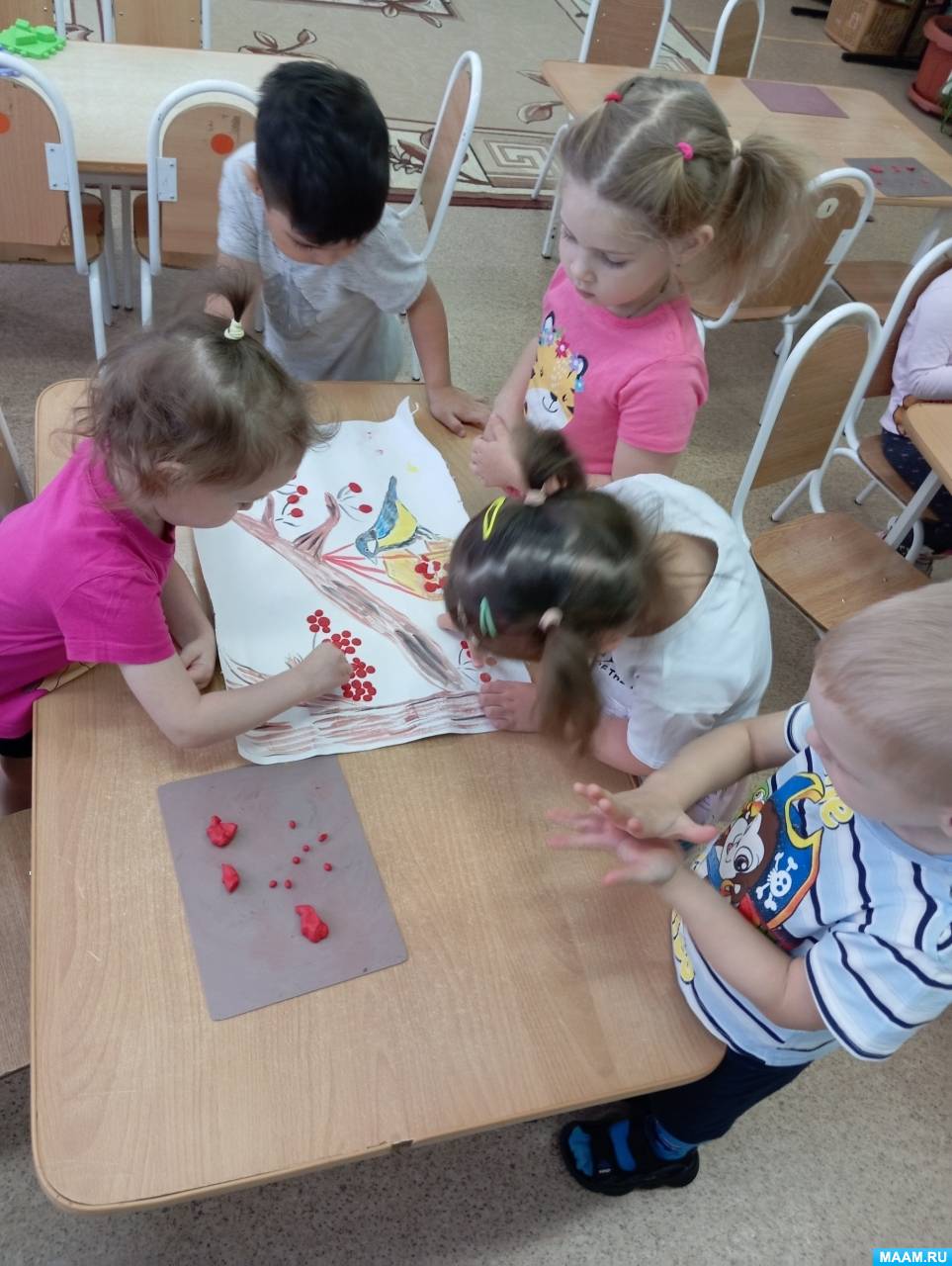 Фотоотчет о занятии в детском саду «Синичкин день — экологический праздник»