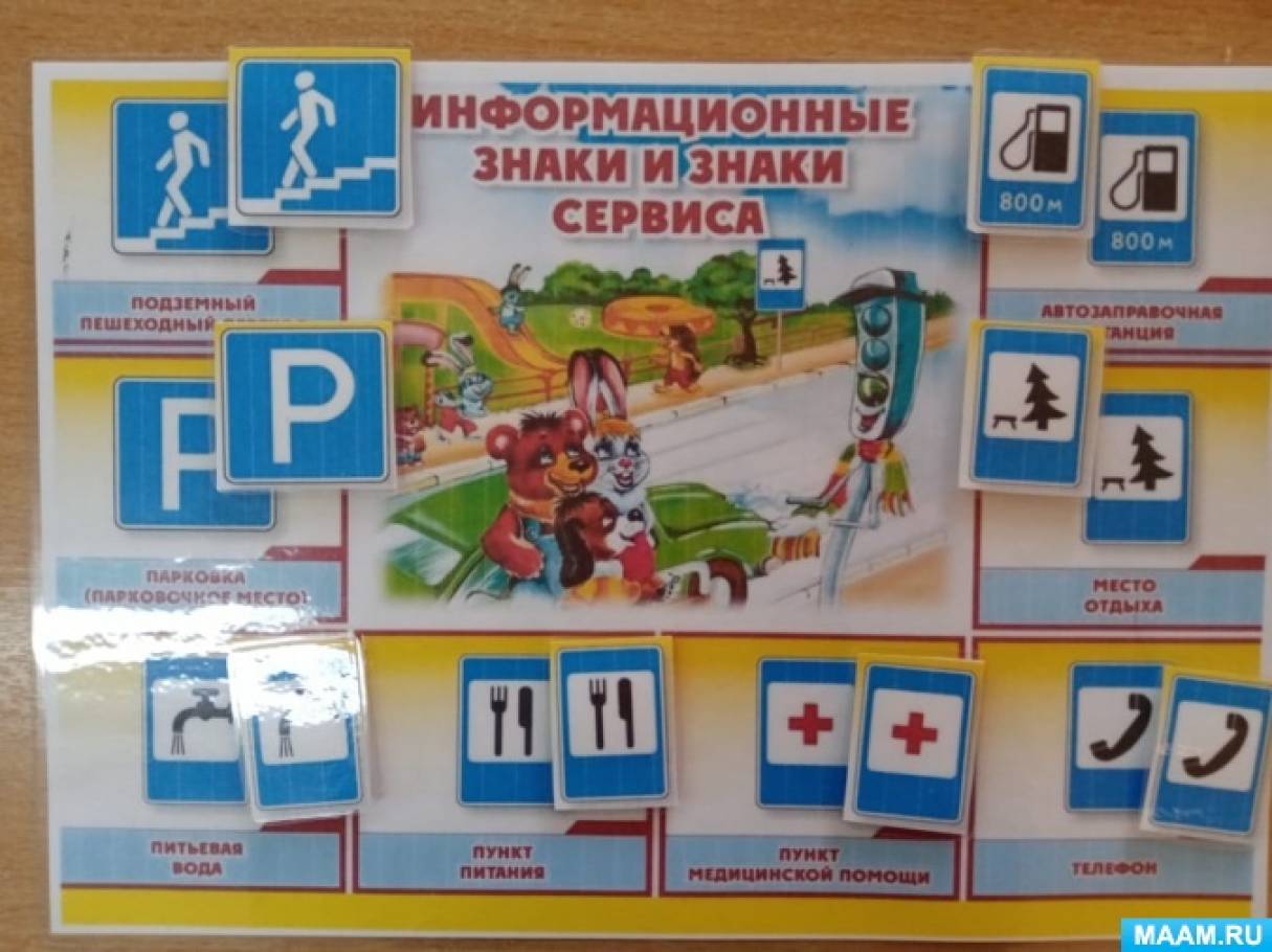 Пособие «Основные дорожные знаки» (лото) (5 фото). Воспитателям детских ...