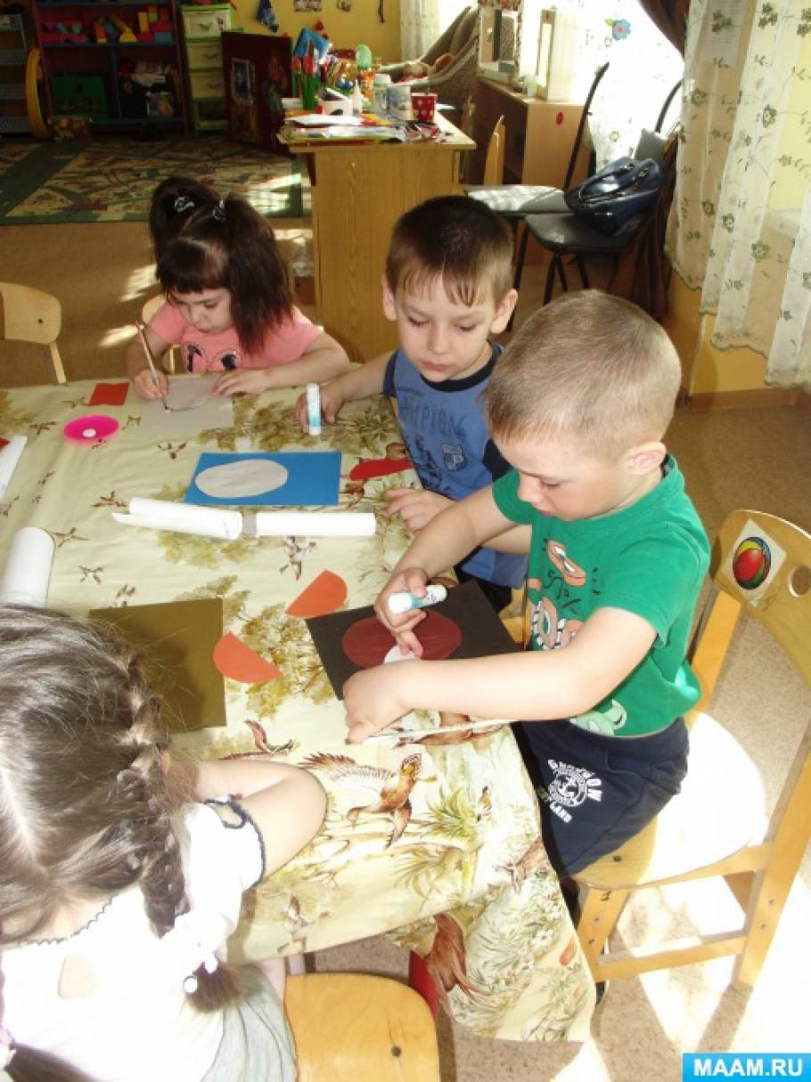 Фотоотчёт о художественно-эстетической деятельности детей в форме ...