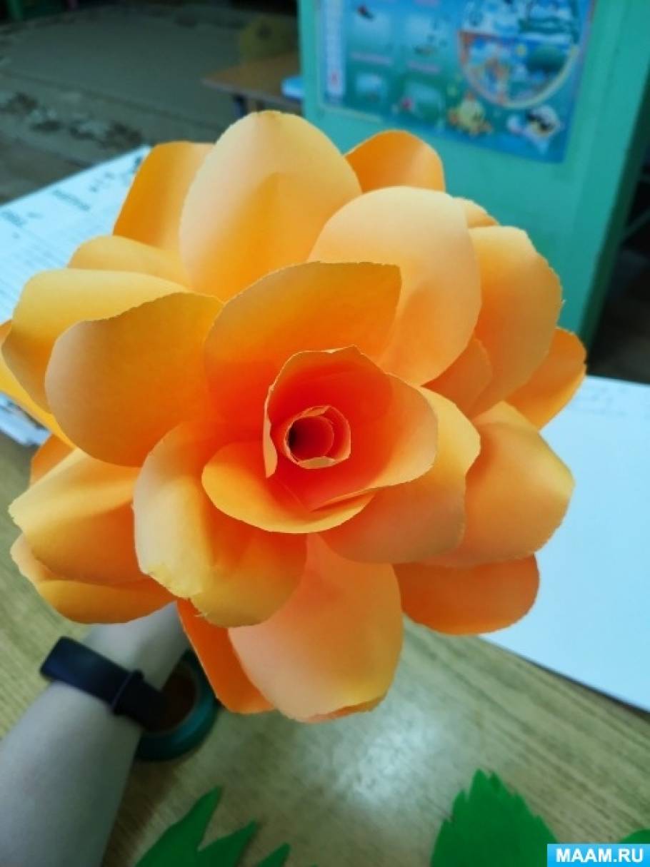 Мастер-класс “Розы из бумажных салфеток для дерева счастья”. Автор Наталья Вознова.