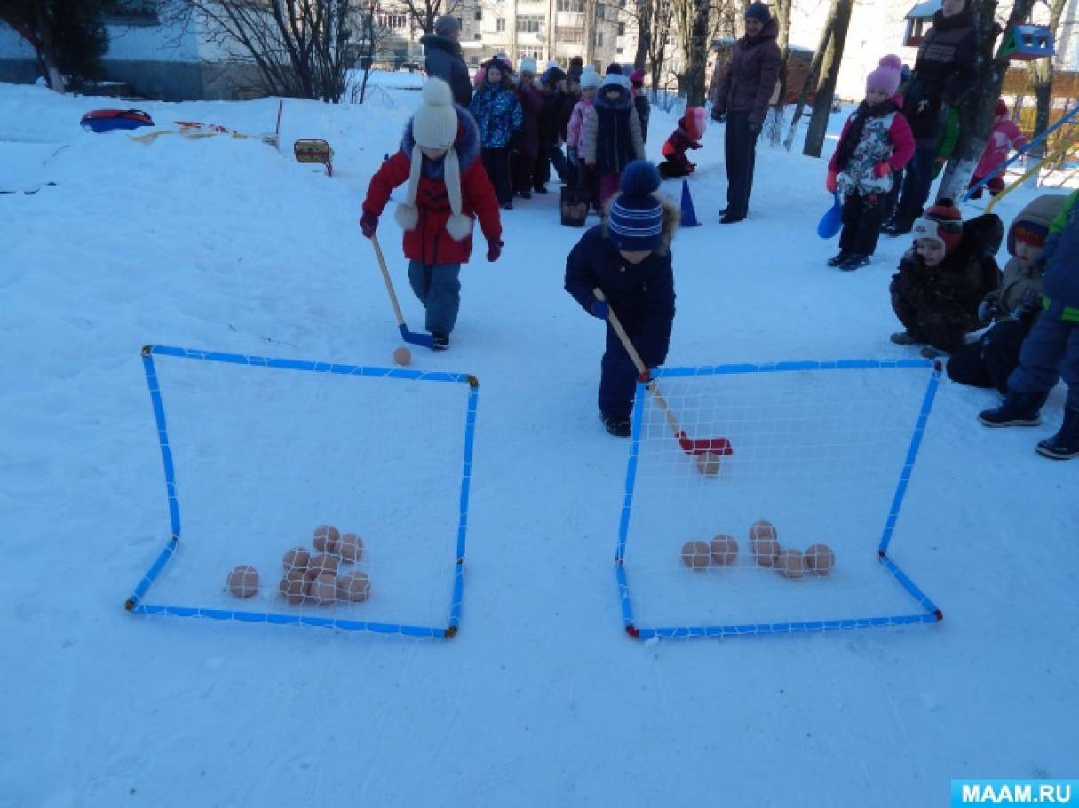 день зимних забав в детском саду