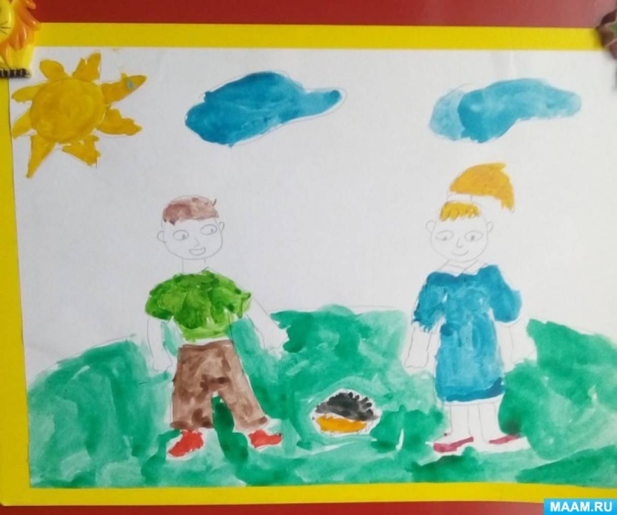 Выставка детских рисунков «Спасём природу вместе». Воспитателям детских садов, школьным учителям и педагогам - Маам.ру