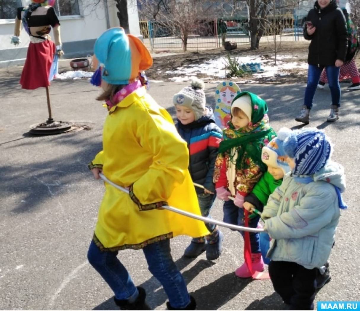 Сценарий игровой масленицы на улице для детей