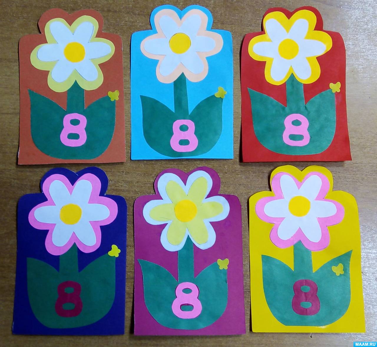 цветочек для девочек на 8 марта