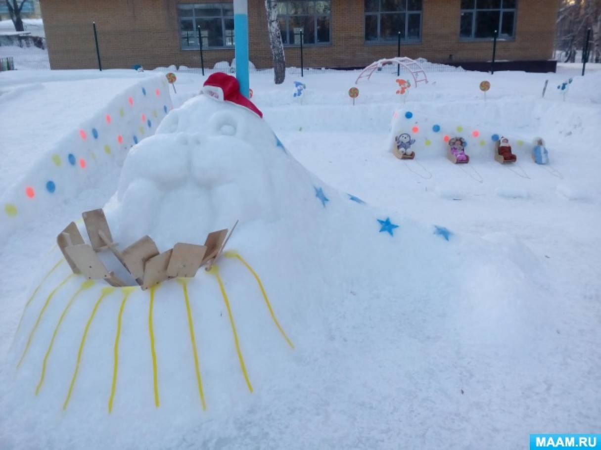 Зимние участки тема. Зимние постройки в подготовительной группе. Зимние постройки в детском саду подготовительная группа. Постройки из снега для детей подготовительной группы. Снежная постройка в детском саду подготовительная группа.