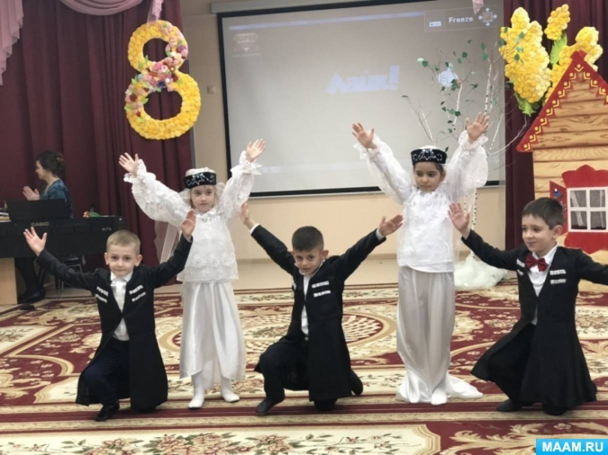 конспект утренника к 8 марта в подготовительной группе