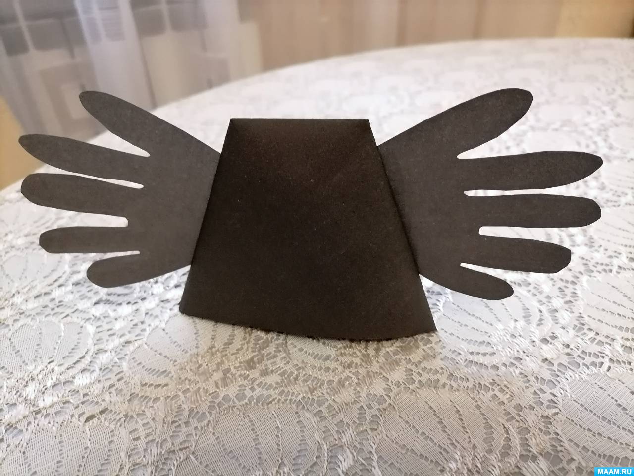 Ворона из бумаги