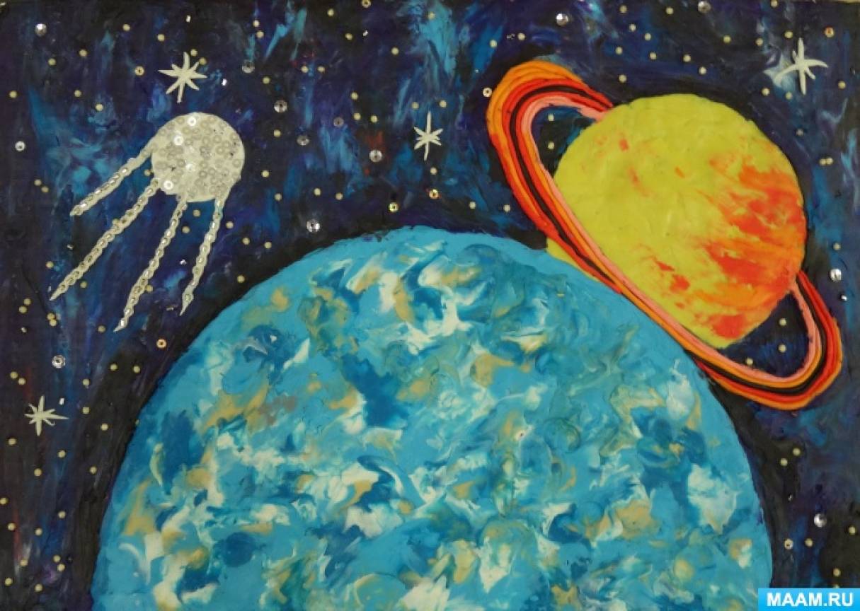 Звездное небо старшая группа. Пластилиновая живопись космос. Рисование пластилином на тему космос. Пластилинография на тему космос в старшей группе. Рисование пластилином космос для детей.