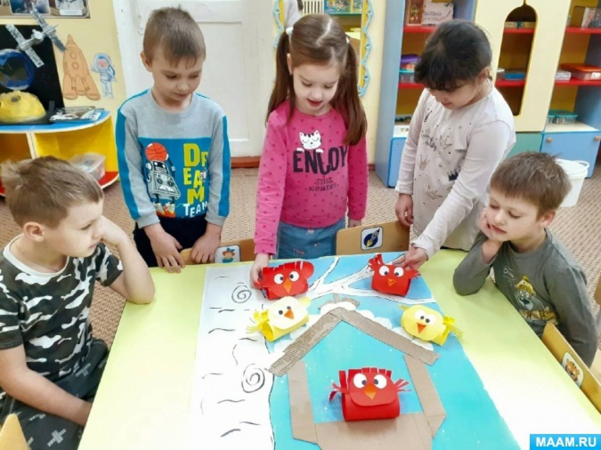 Конспект ОД по конструированию из бумаги в подготовительной группе «Птичка» Фото Конспект ОД по конструированию из бумаги в подготовительной группе «Птичка»