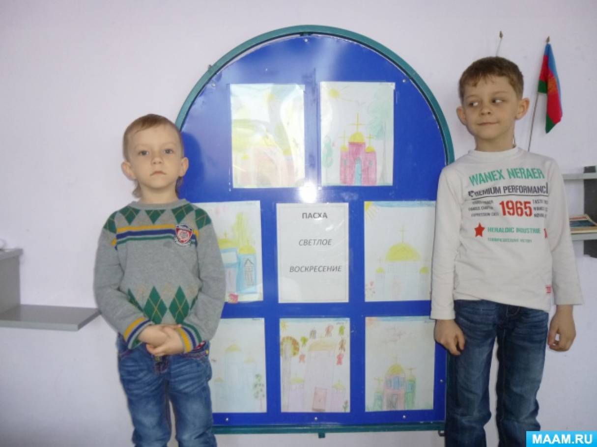 Отчет о проведении пасхи в детском саду