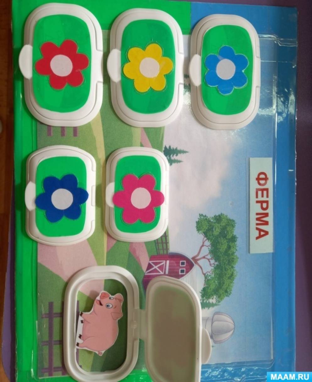 Дидактическая игра «Ферма» для детей 3–4 лет