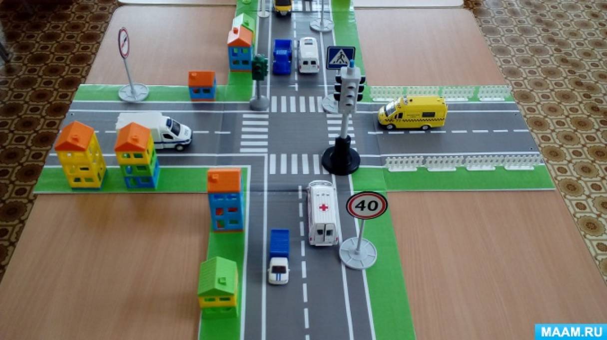 Дидактическое пособие по правилам дорожного движения «Кубик безопасности» для среднего и старшего дошкольного возраста