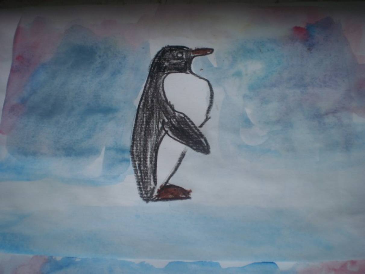 Мастер-класс «Учимся рисовать пингвина»