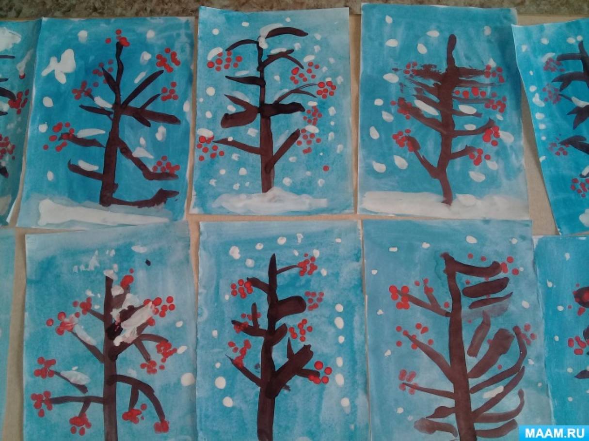 Деревья в снегу вторая младшая группа. Рисование развесистое дерево в средней группе Комарова. Рисование«деревья в снегу» (т.с. Комарова. Занятие 58). Занятие:«деревья в инее» (Комарова т.с., с.91). Рисование в среднейшруппе.