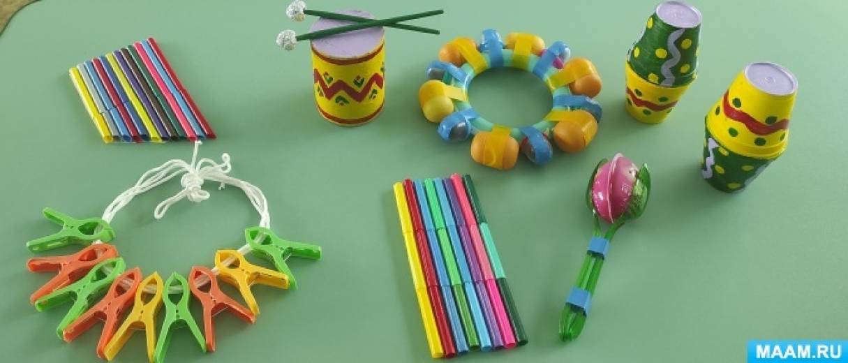 Музыкальные инструменты своими руками с детьми старшего дошкольного возраста
