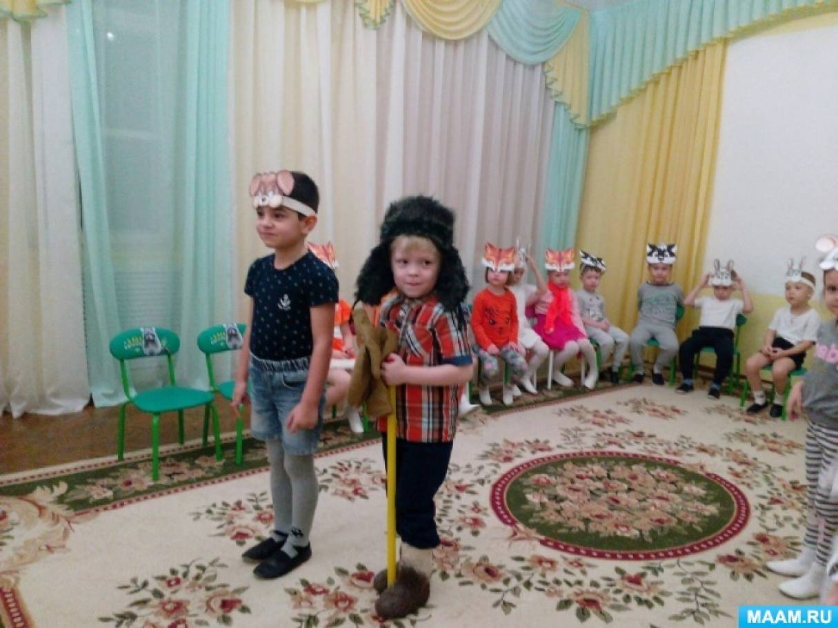 Смотреть фотографию №2 Фото №2 Дети Дед Собака Мышки Зайцы Лисы Волки Медведь