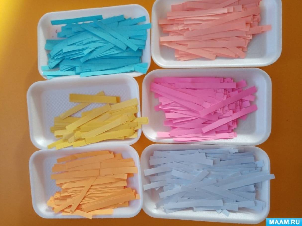 Конспект НОД по аппликации в средней группе «Вырезывание и наклеивание красивого цветка в подарок маме и бабушке». Воспитателям детских садов, школьным учителям и педагогам - Маам.ру