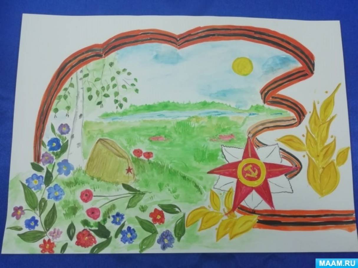 Рисунок победной весны