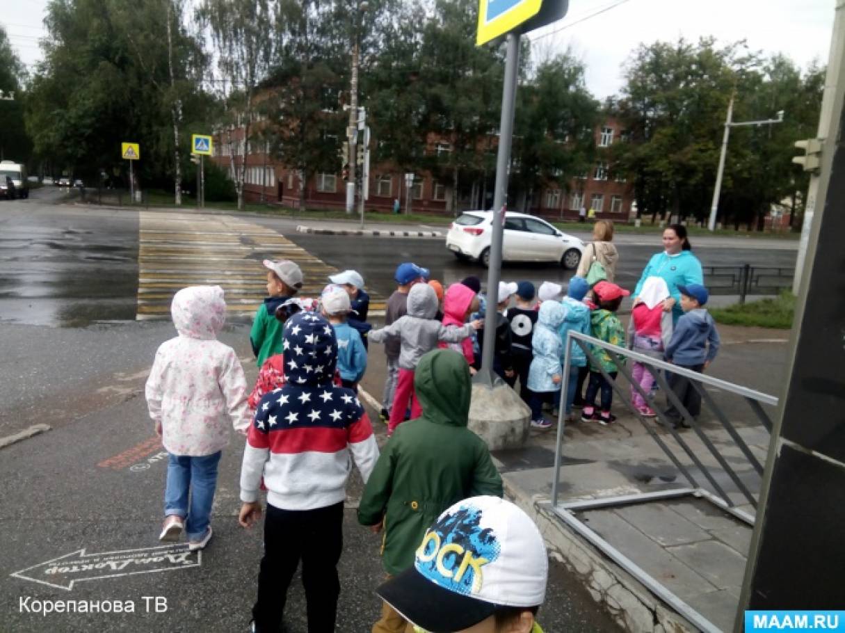 Целевая прогулка «Светофор» Фото Целевая прогулка «Светофор»