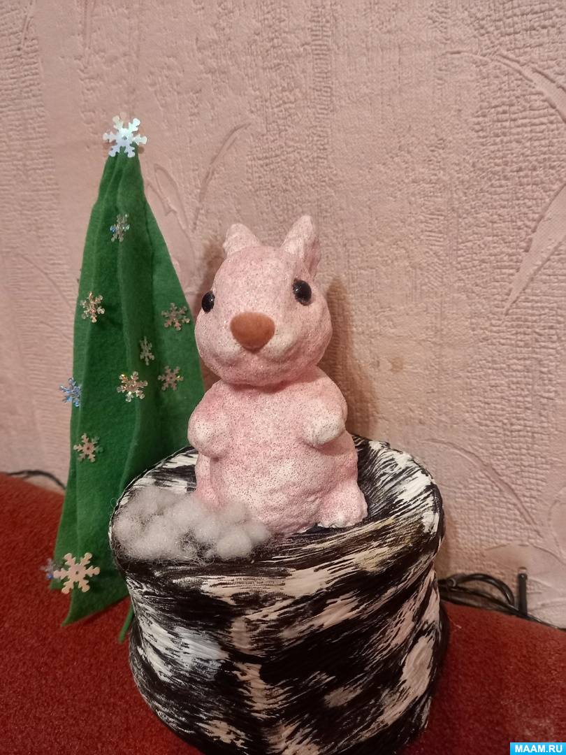 Изготовление поделки в технике папье-маше «Зайчик» (3 фото ...