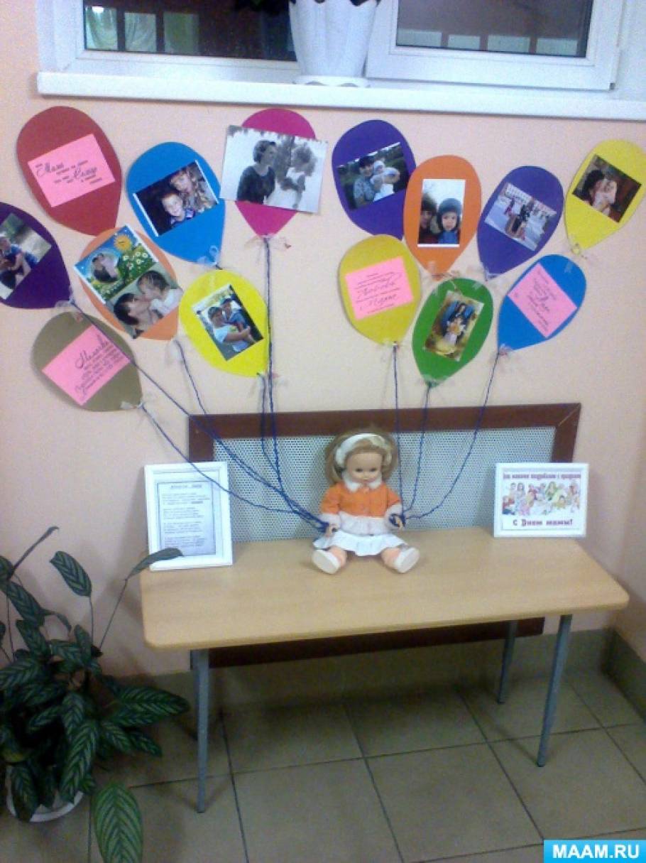 Плакат ко дню Матери для детского сада своими руками. Мастер-класс с пошаговыми фото