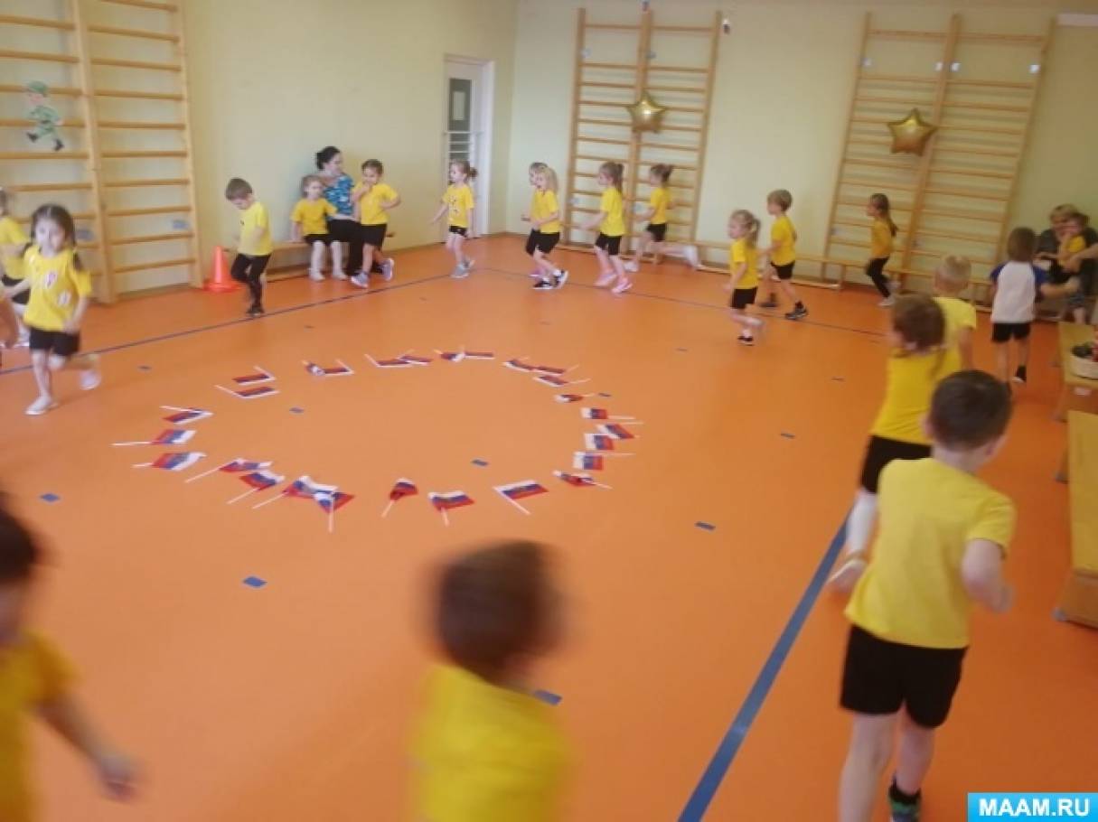 Спортивный досуг в средней группе