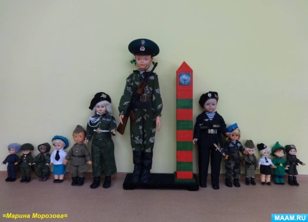 Фотоотчет «Кукла в военной форме»