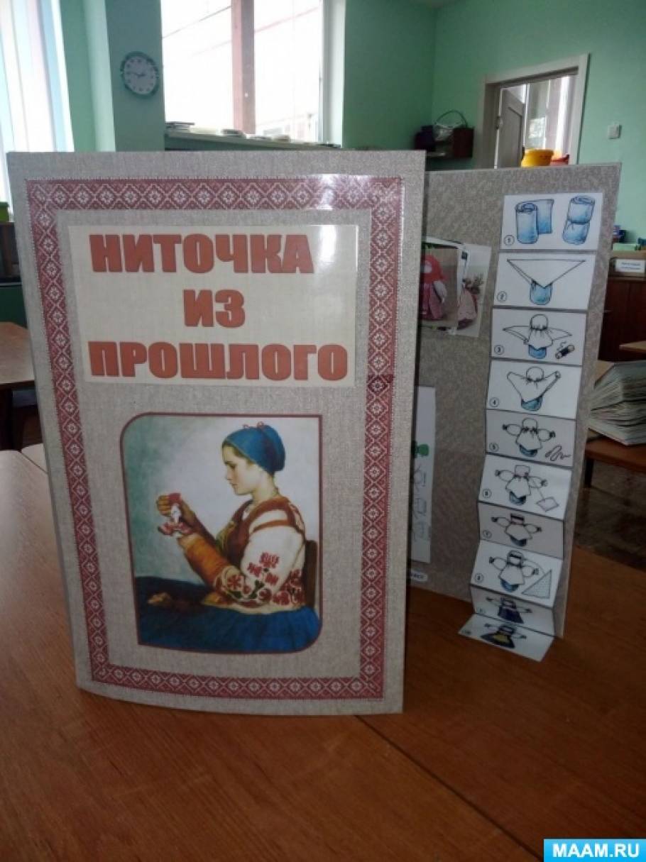 Лэпбук о русских народных куклах-закрутках «Ниточка из прошлого»