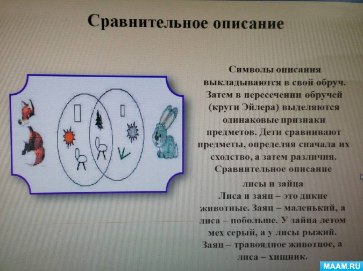 Смотреть фотографию №7 Фото №7 Разработать серию занятий с использованием методики обучения составлению описательных рассказов и пересказа при помощи моделей и схем