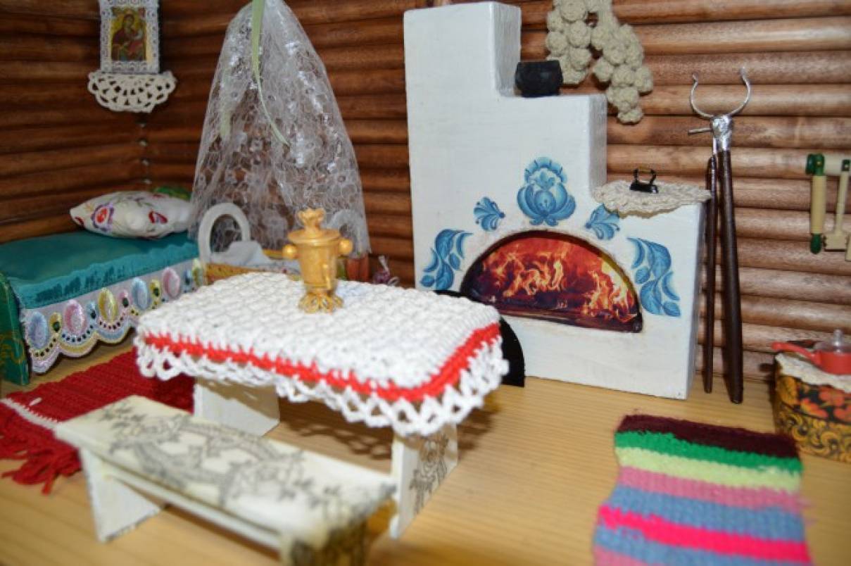 Проект игрушки из русской избушки в старшей группе