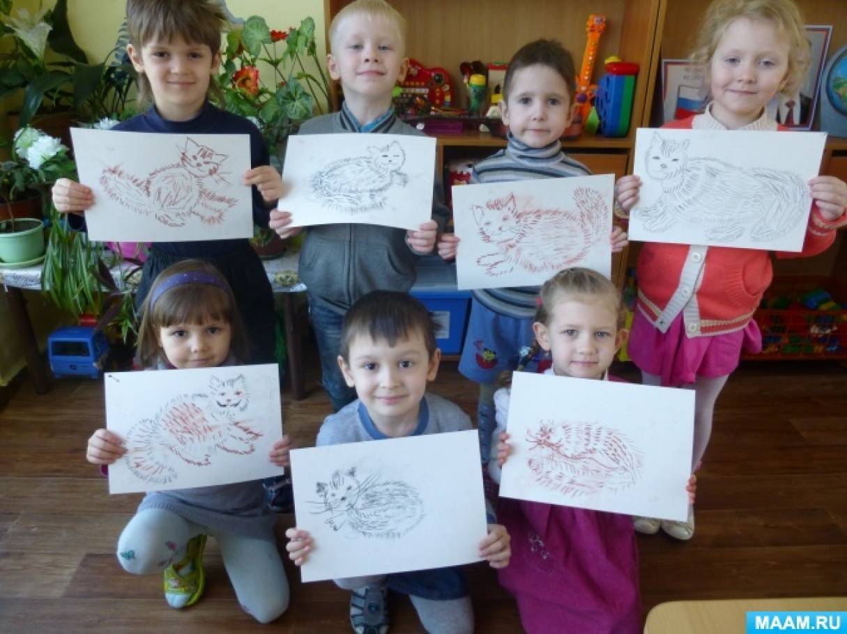 Аппликация по произведениям Маршака в старшей группе