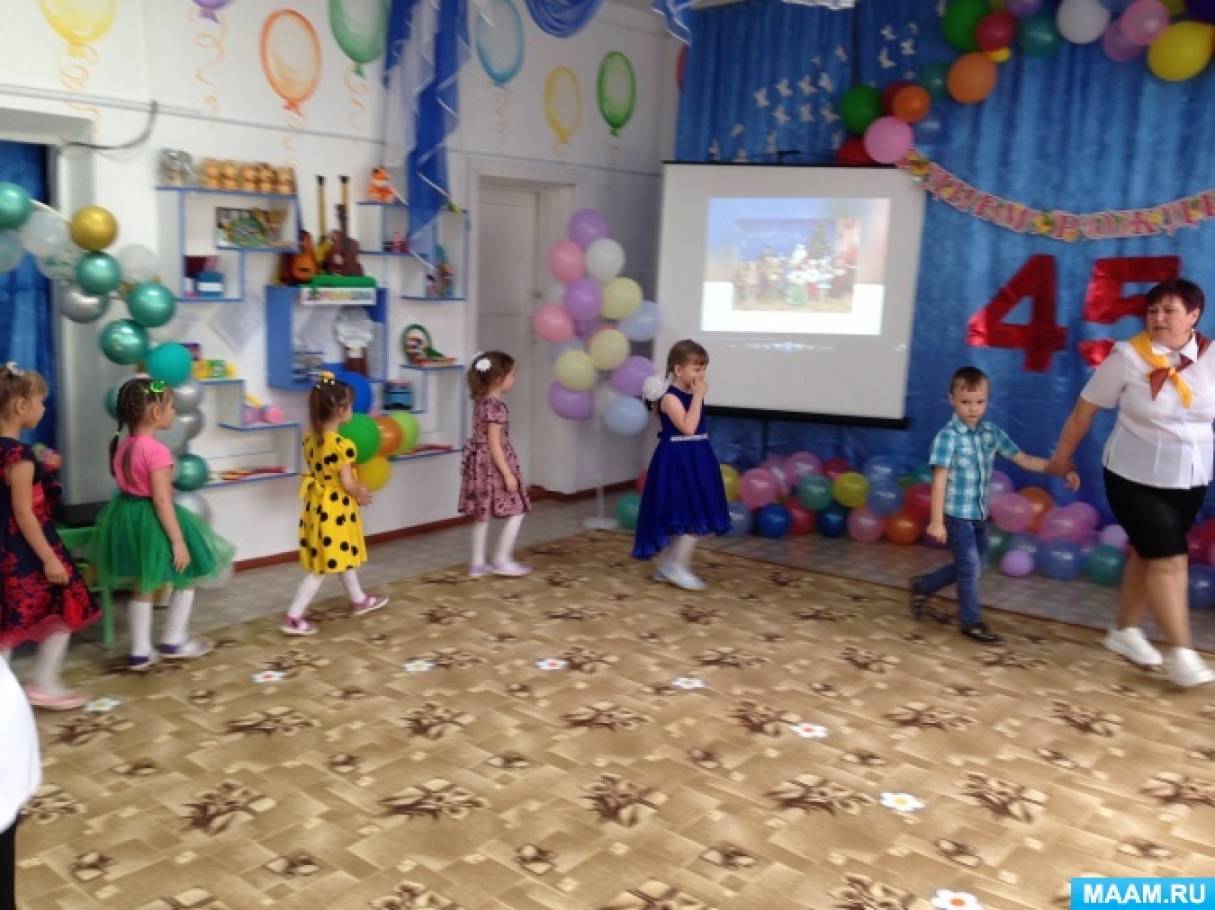 Фото и видеоотчет юбилея детского сада