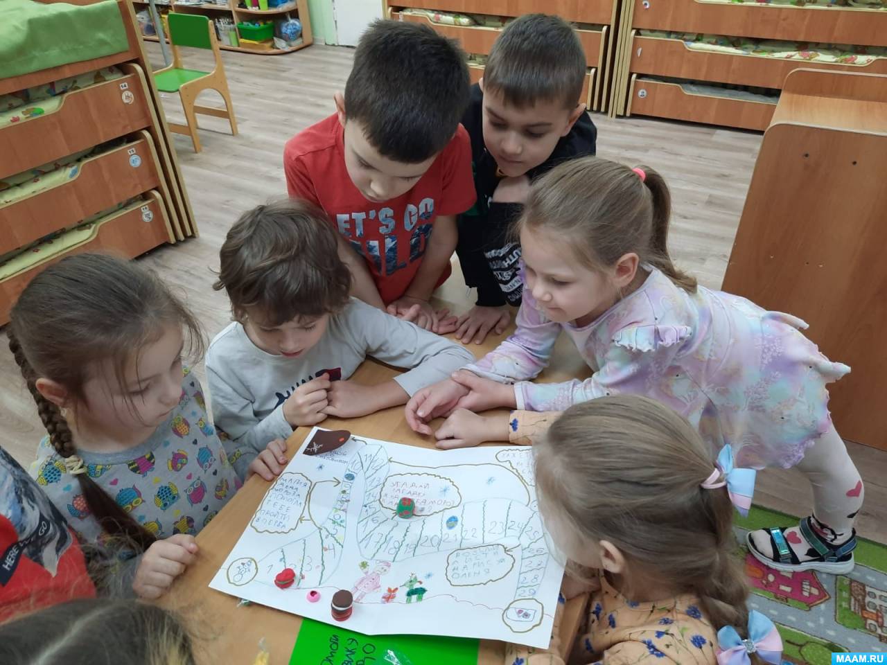 Дидактическая игра-бродилка для дошкольников «Путешествие к бабушке» (1 ...