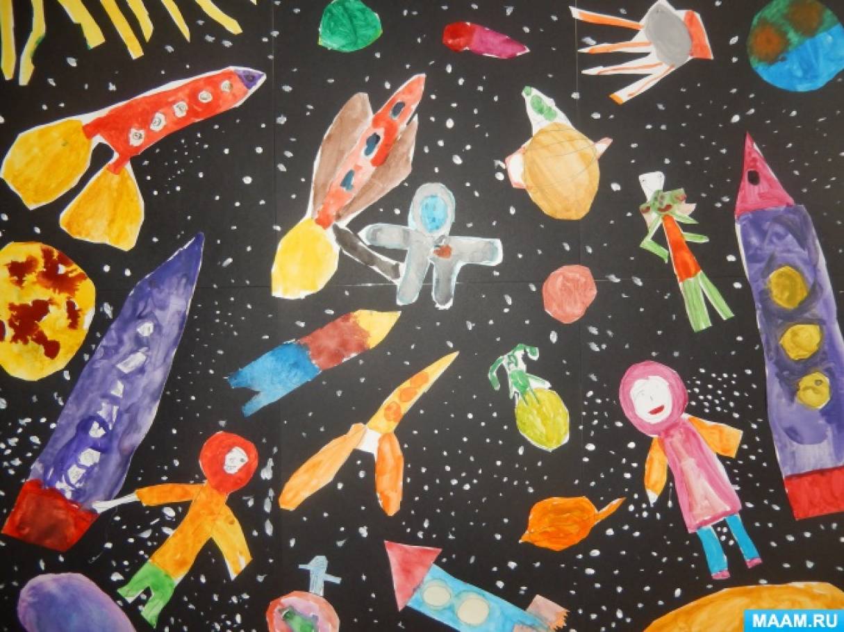 Конспект занятия космос в средней. Рисование космос в детском саду. Рисование ср гр космос. Рисование космос в подготовительной группе. Рисование космос средняя группа.