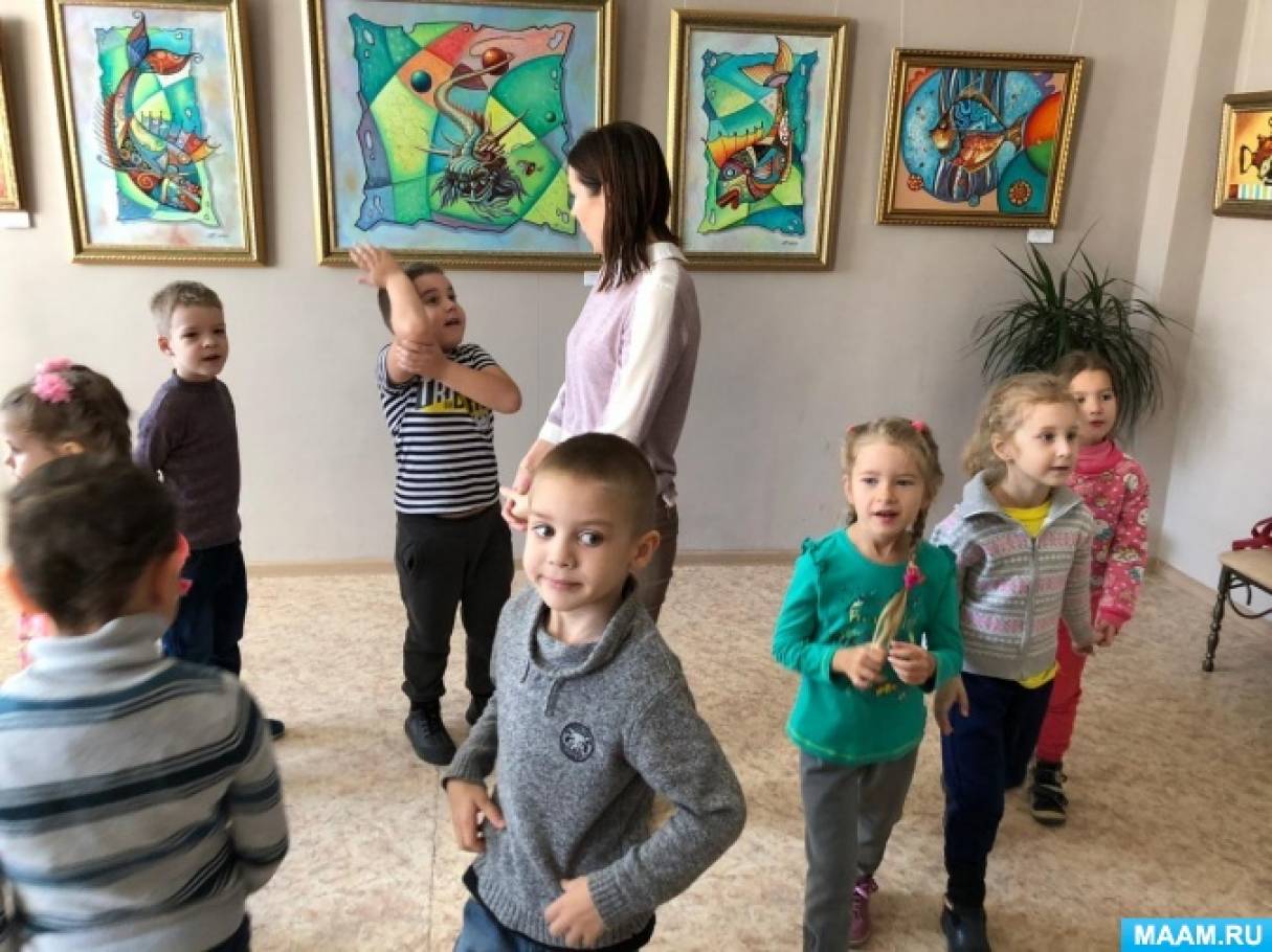 Дошкольники в музее