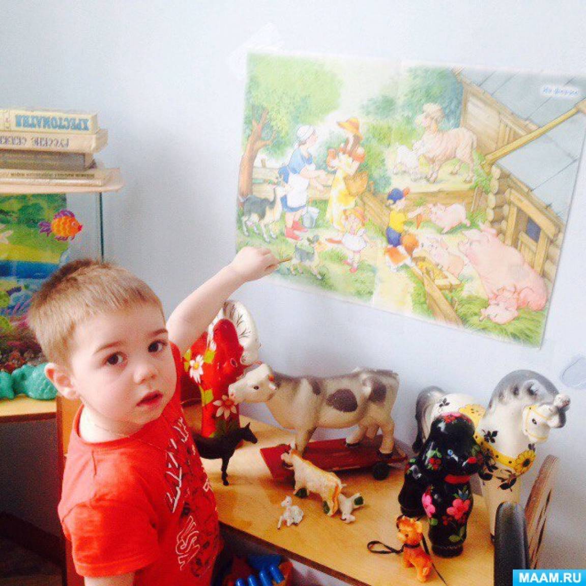 НОД по развитию речи в первой младшей группе «Домашние