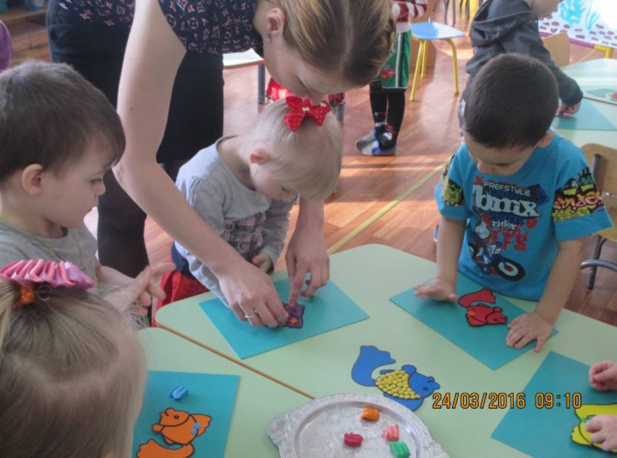 Конспект занятия в младшей группе по теме аквариумные рыбки