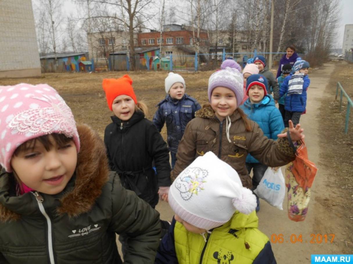 Прогулка в детском доме
