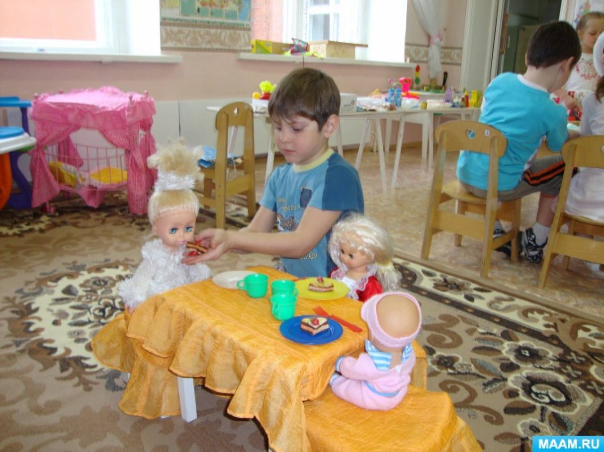 Сюжетно ролевые игры в 1 младшей группе