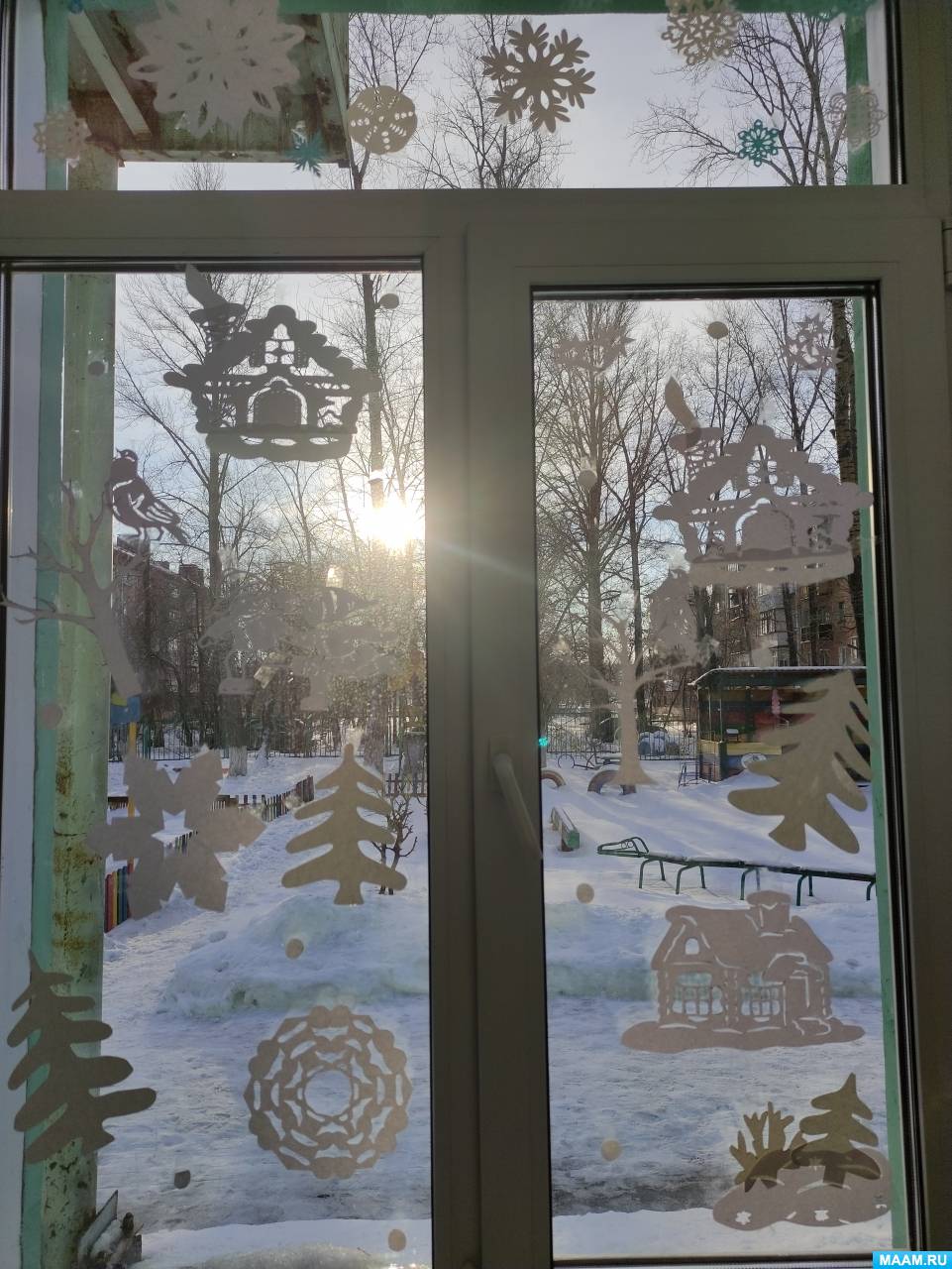 Сказка на окне в детском саду