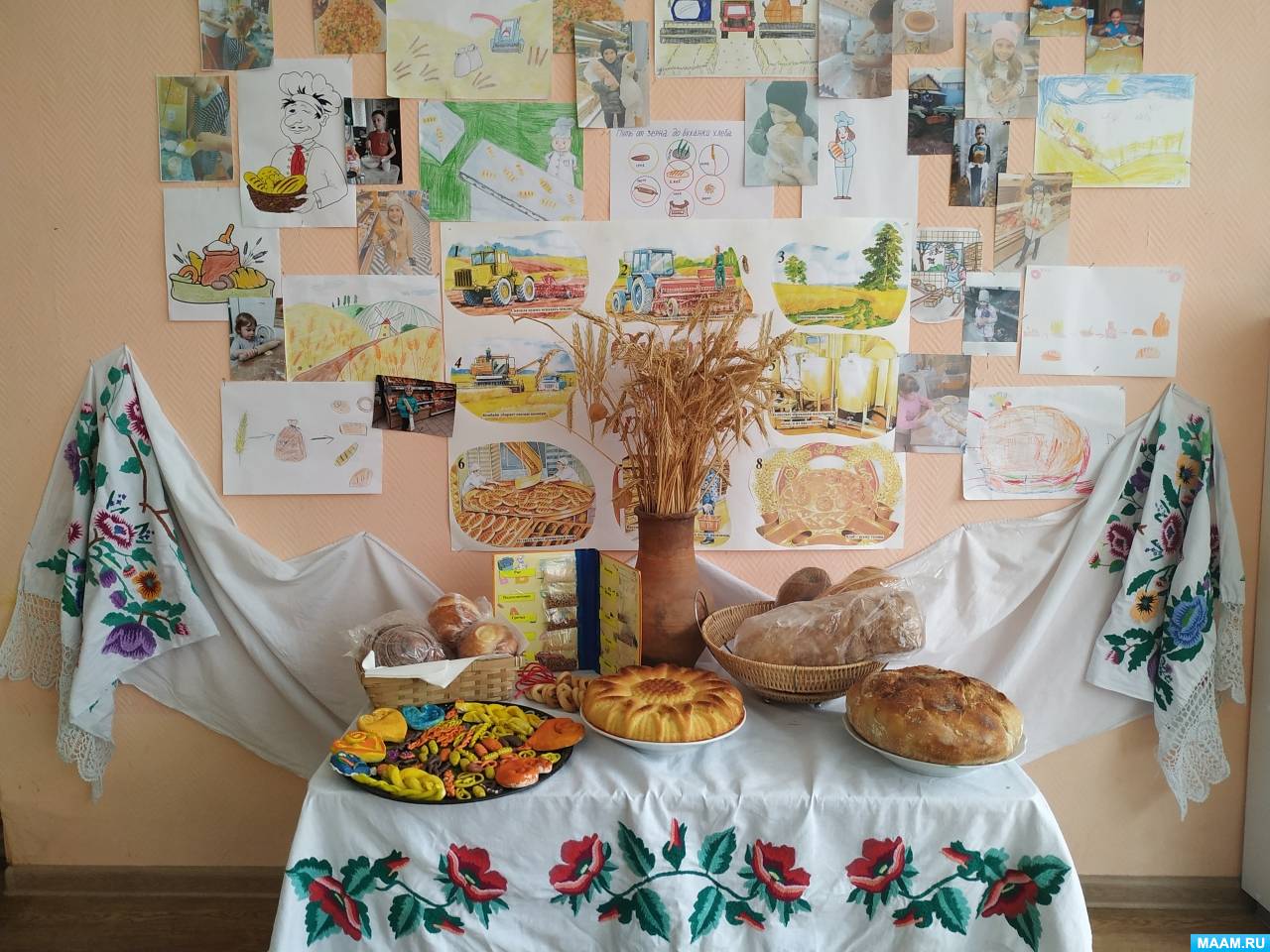 Исследовательский проект «От зерна до булки хлеба» в подготовительной к школе группе