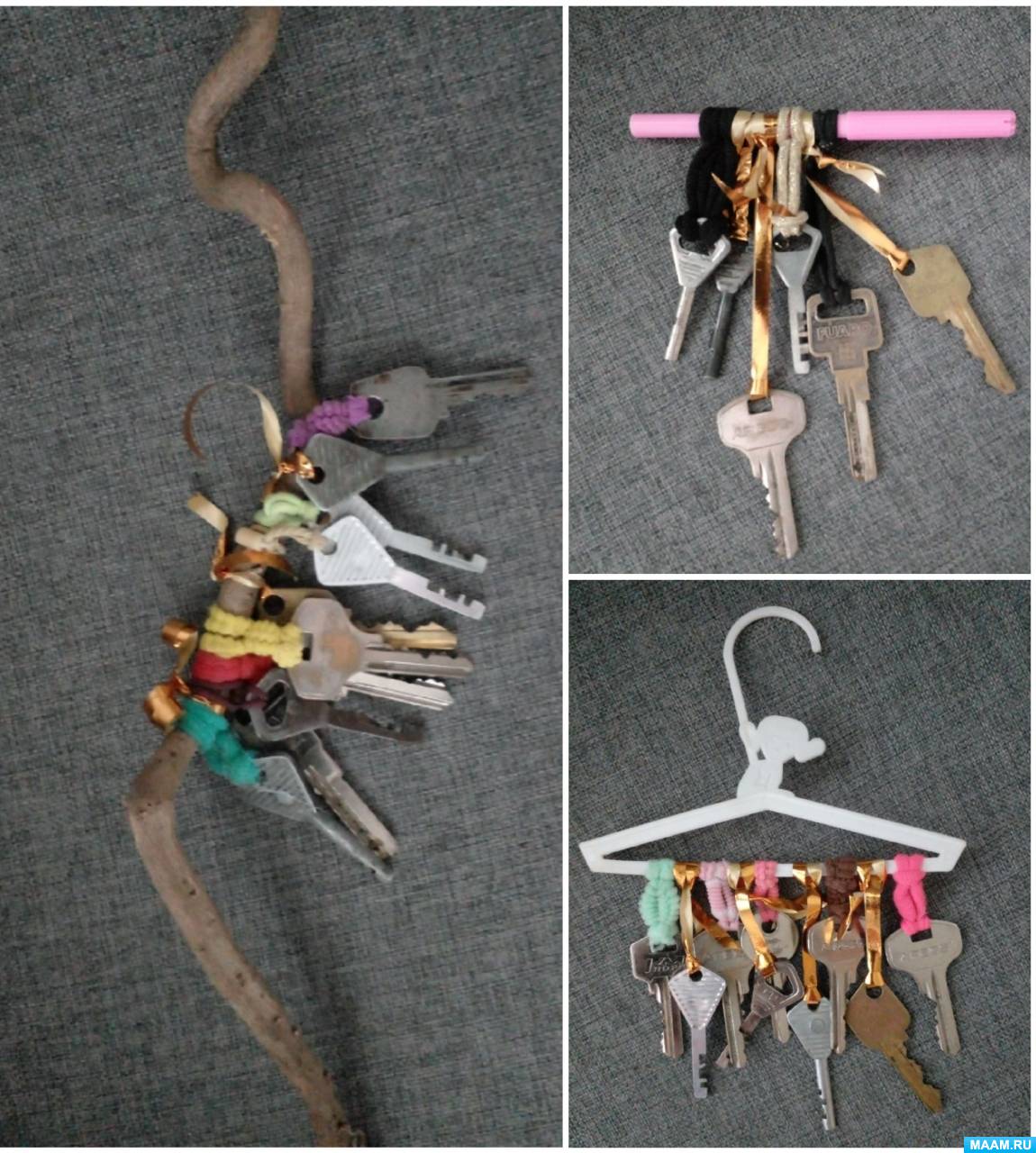 Мастер-класс «Изготовление музыкальных инструментов «Ключики» для ...