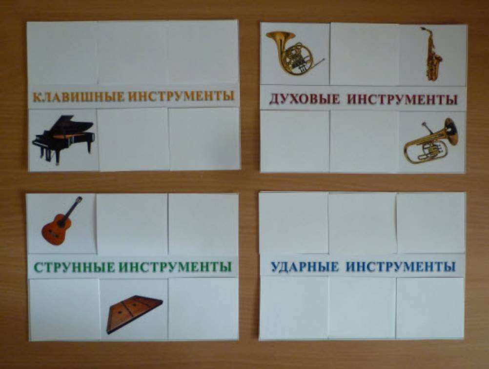 Дидактическая игра лото «Музыкальные инструменты» (для детей 5–7 лет ...