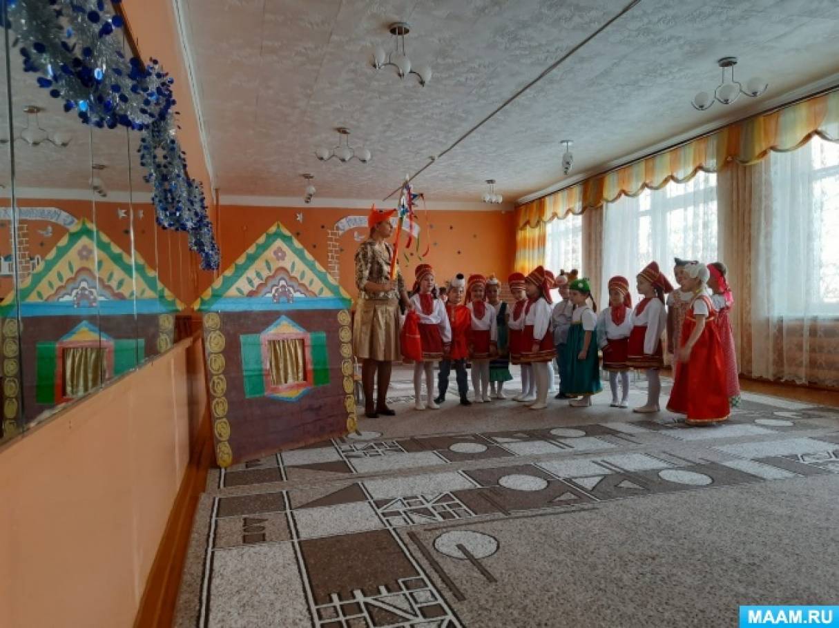 Сценарий театрализованного фольклорного праздника для детей дошкольного возраста «Рождественские колядки»