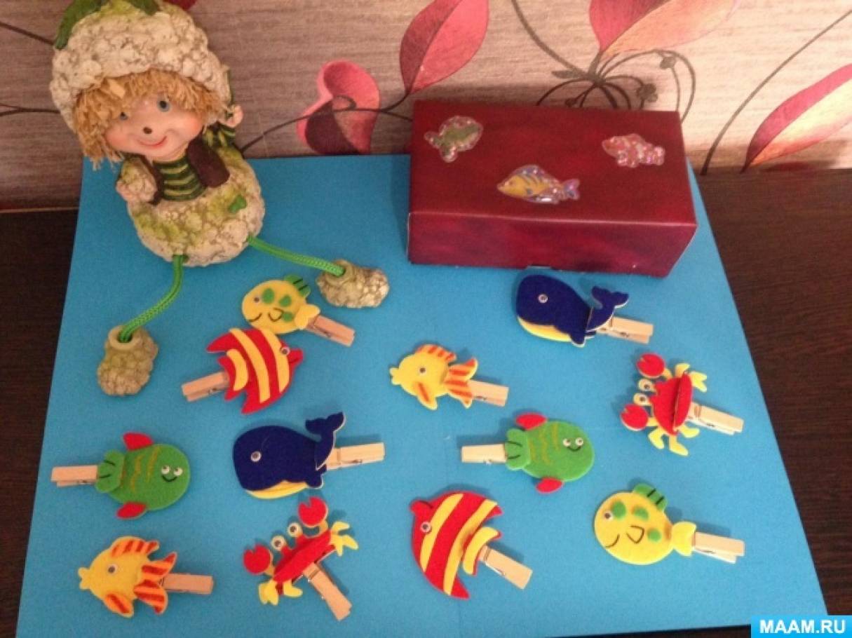 Дидактическая игра с прищепками для детей раннего возраста «Подбери ...