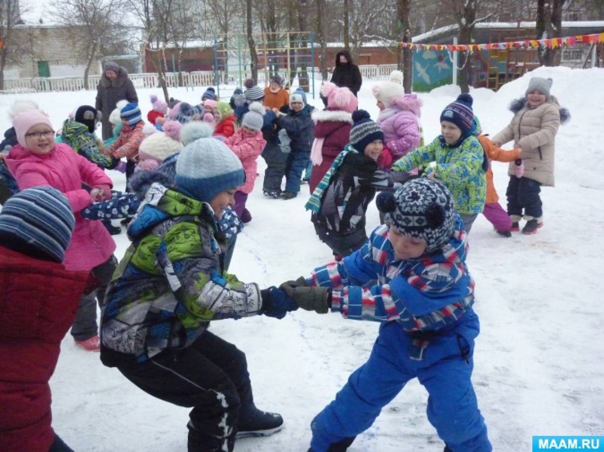 сценарий праздника в детском саду "зимние забавы" на улице. дети на прогулке в детском саду зимой. конкурс снежных фигур в костроме. зимний праздник в доу на улице зимой.