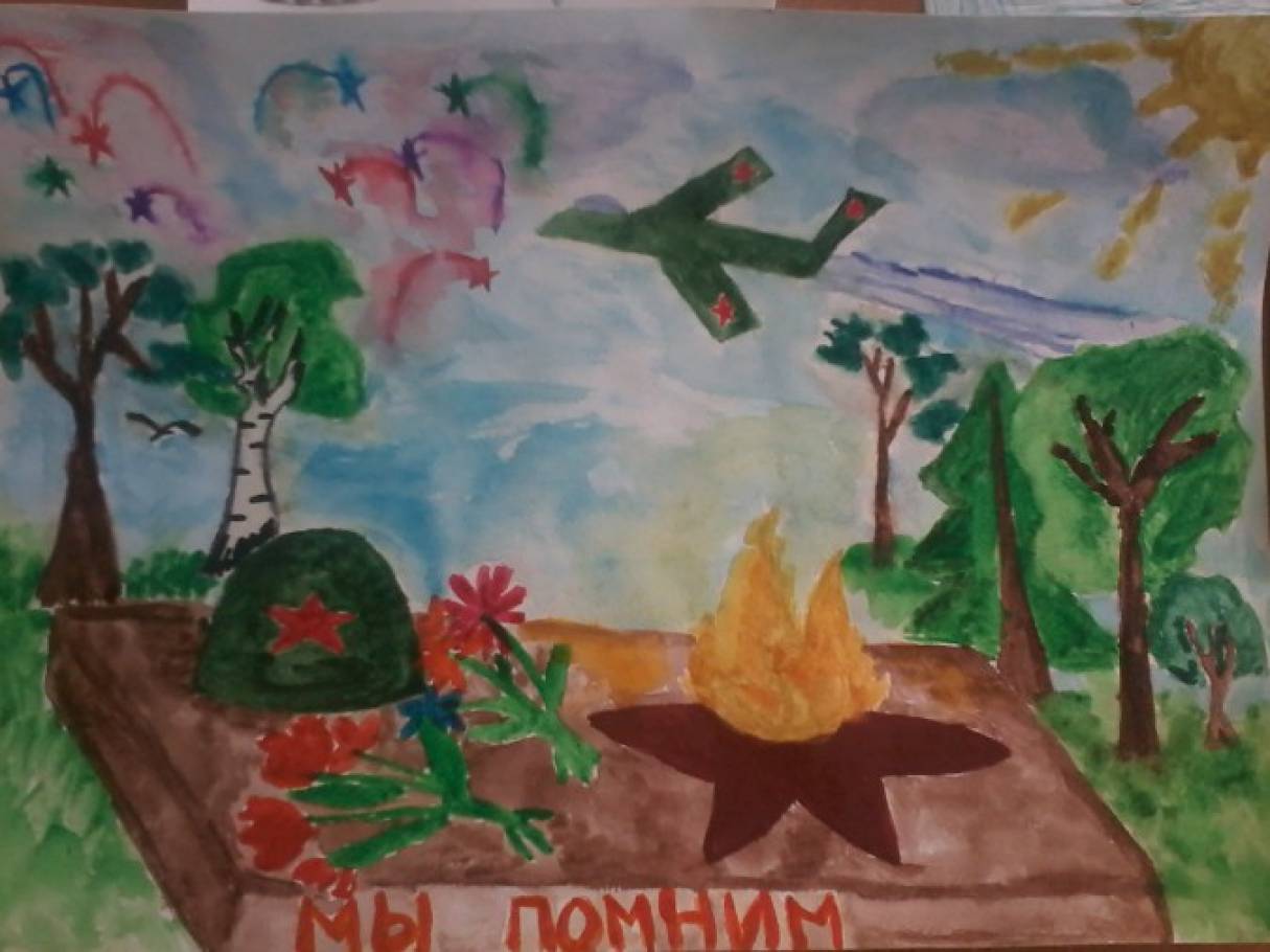 Памятник доблестному воину урок изо 2 класс рисунок